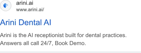 An ad Arini is running