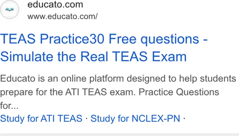 An ad Educato is running