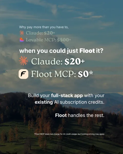 An ad Floot is running