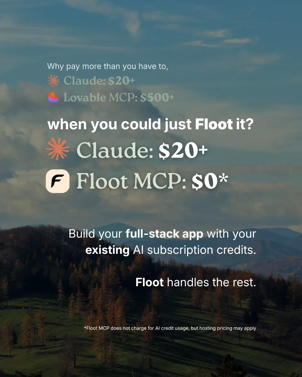An ad Floot is running