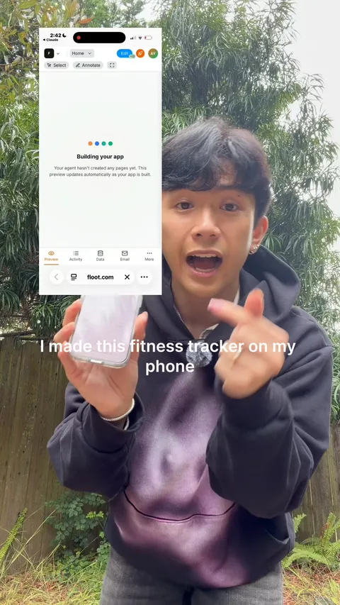 An ad Floot is running