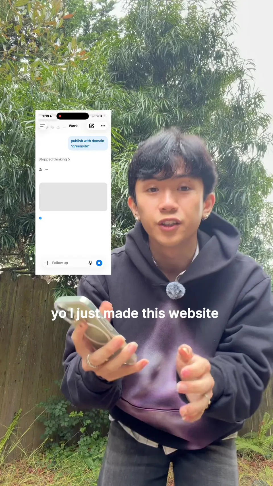 An ad Floot is running