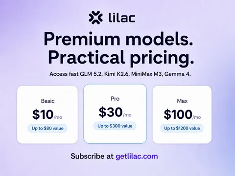 An ad Lilac is running