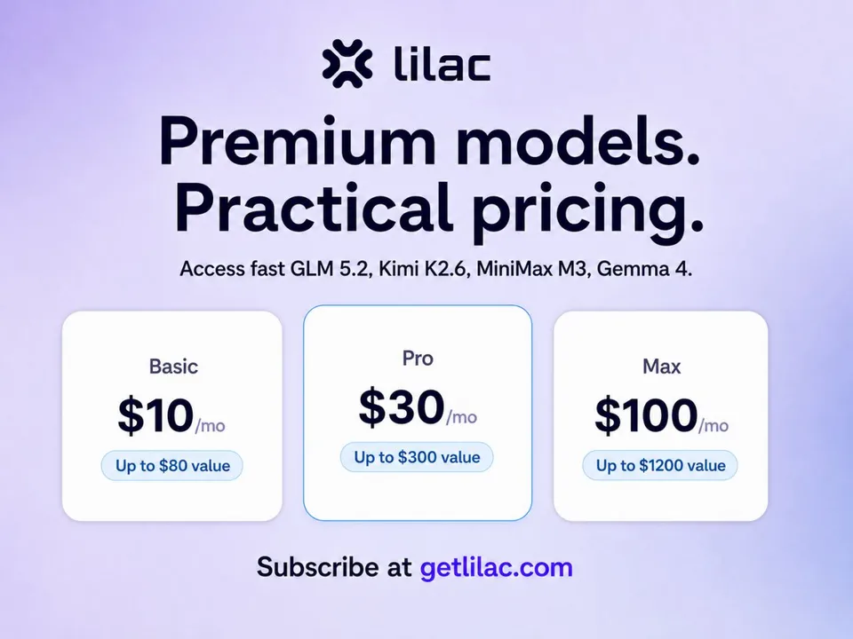 An ad Lilac is running