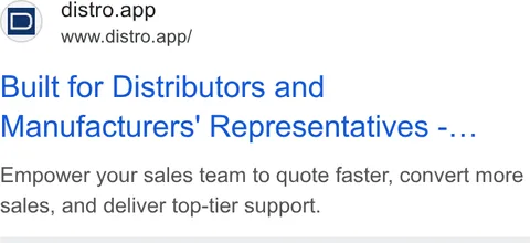 An ad Distro is running
