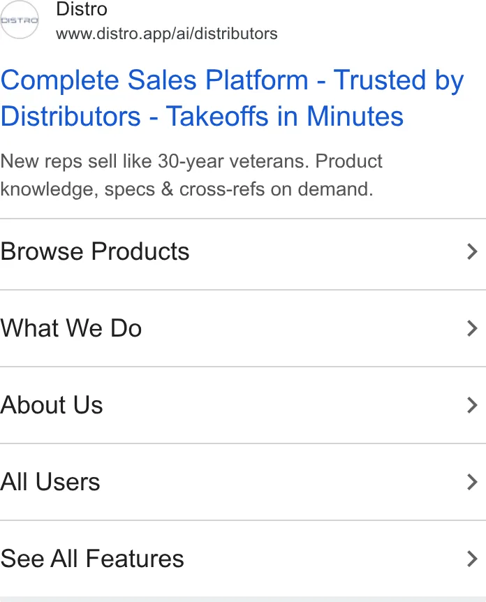 An ad Distro is running