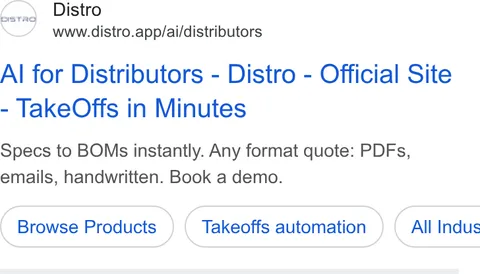An ad Distro is running