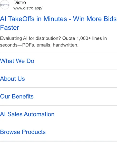 An ad Distro is running