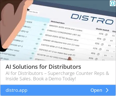 An ad Distro is running