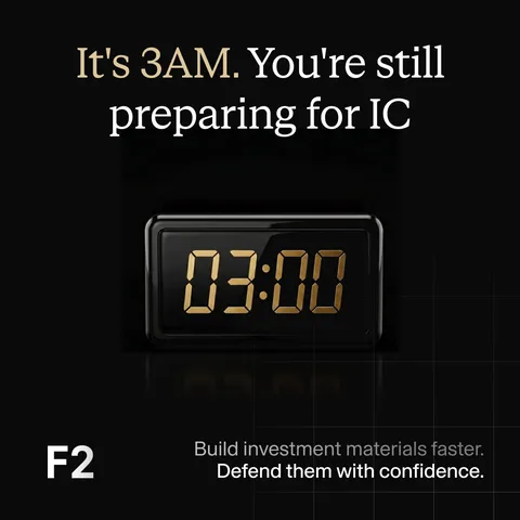 An ad F2 is running