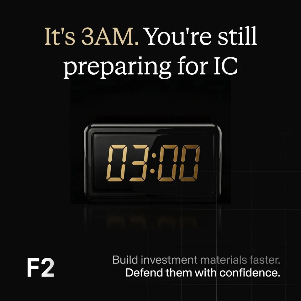 An ad F2 is running