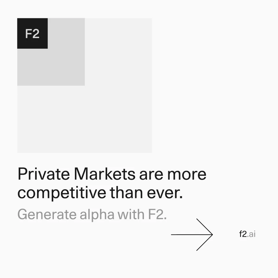 An ad F2 is running