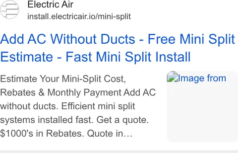 An ad Electric Air is running