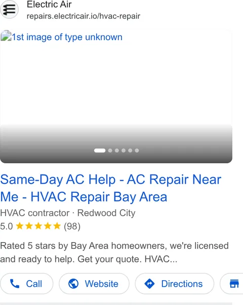 An ad Electric Air is running