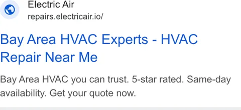 An ad Electric Air is running