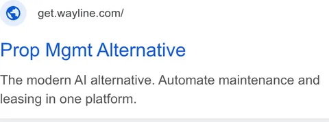 An ad Wayline is running