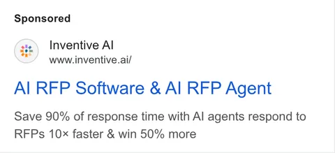 An ad Inventive AI is running