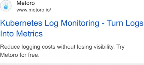 An ad Metoro is running