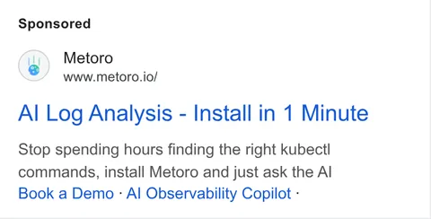 An ad Metoro is running