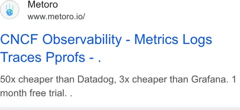 An ad Metoro is running