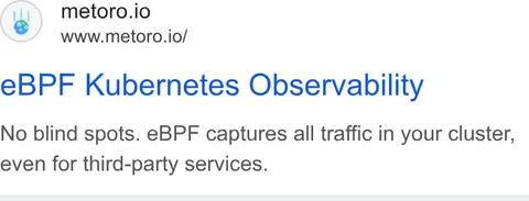 An ad Metoro is running