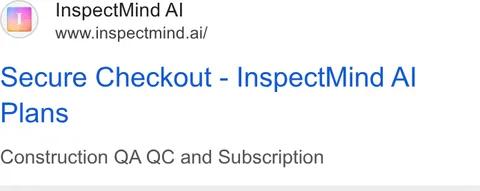An ad InspectMind AI is running