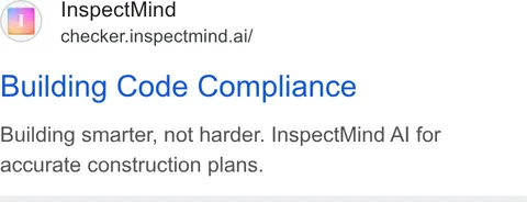 An ad InspectMind AI is running