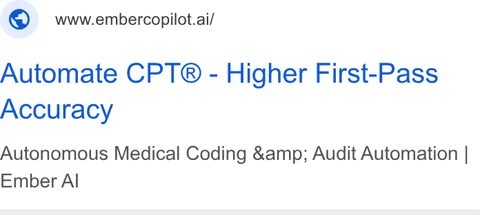 An ad Embercopilot is running