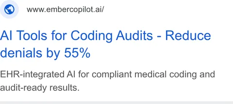 An ad Embercopilot is running