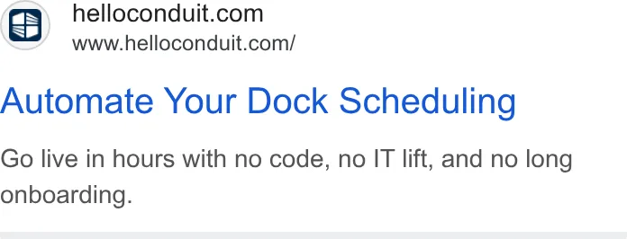 An ad Helloconduit is running