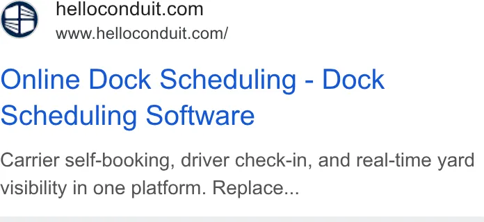 An ad Helloconduit is running