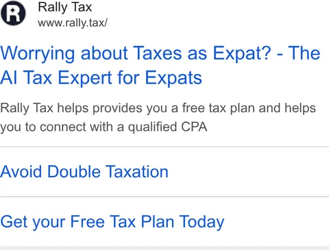 An ad Rally is running