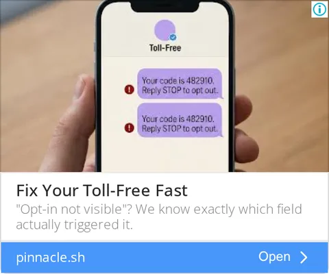 An ad Pinnacle is running