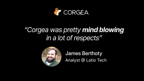 An ad Corgea is running