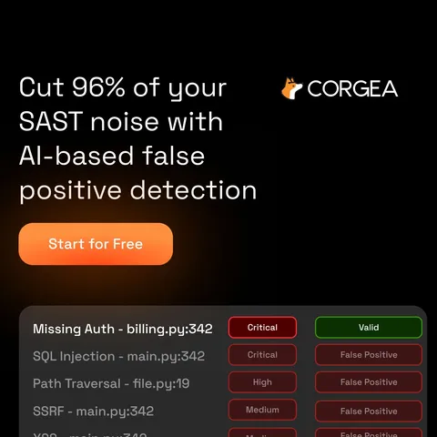 An ad Corgea is running