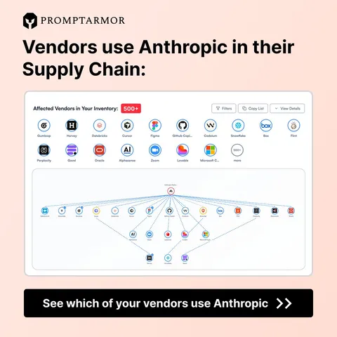 An ad PromptArmor is running