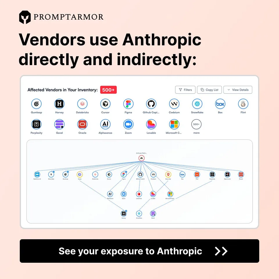 An ad PromptArmor is running
