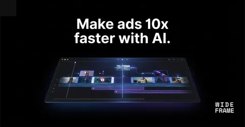 An ad Wideframe is running