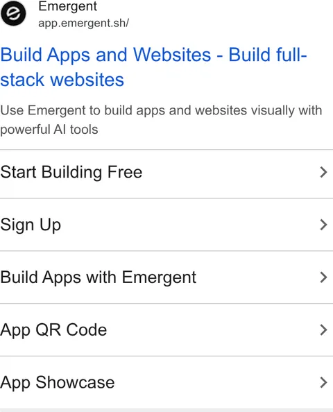 An ad Emergent's Dynamite Site is running
