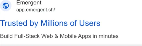 An ad Emergent's Dynamite Site is running