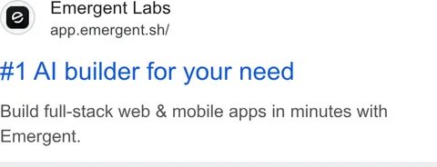 An ad Emergent's Dynamite Site is running