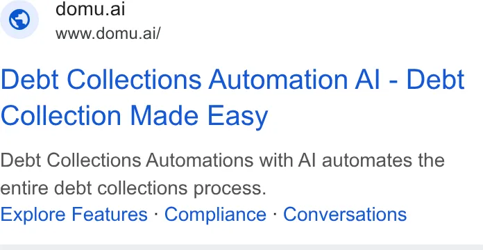 An ad Domu is running
