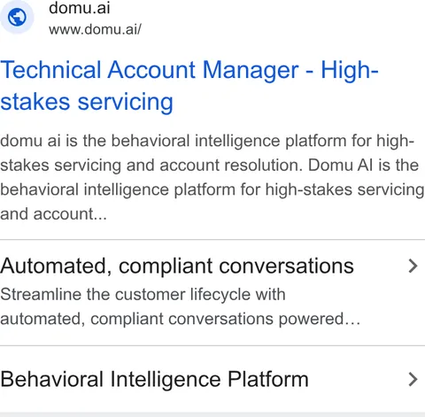 An ad Domu is running