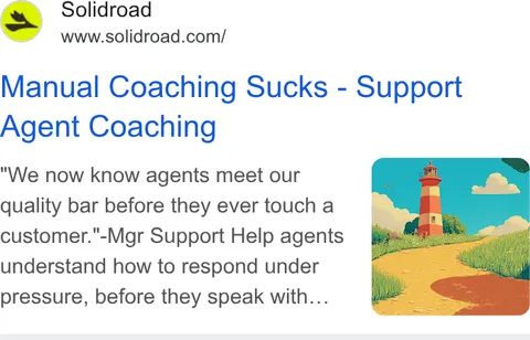 An ad Solidroad is running
