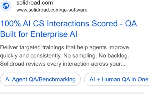 An ad Solidroad is running