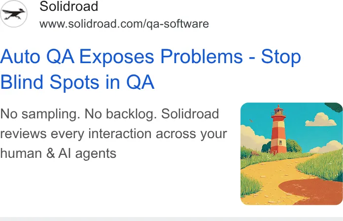 An ad Solidroad is running