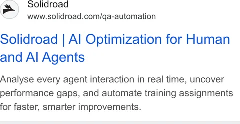 An ad Solidroad is running