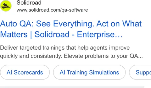 An ad Solidroad is running