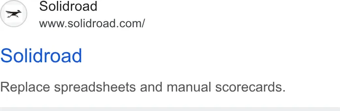 An ad Solidroad is running