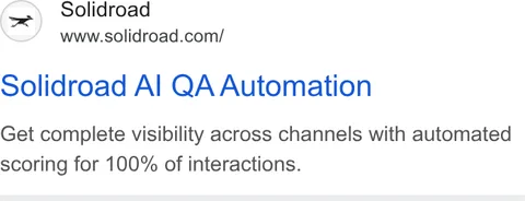 An ad Solidroad is running